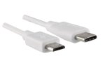 DINIC Kabel USB Typ C Stecker auf micro B Stecker, 1m, weiß